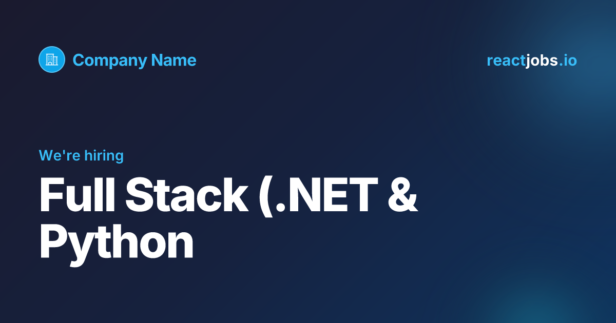 Angular Python Full Stack (.NET & Python) con Frontend en Angular/React/Vue at DaCodes